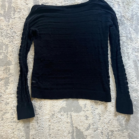 Vintage American Eagle Large 100% Cotton Sheer Sweater with Grunge Vibe - Picture 3 of 5